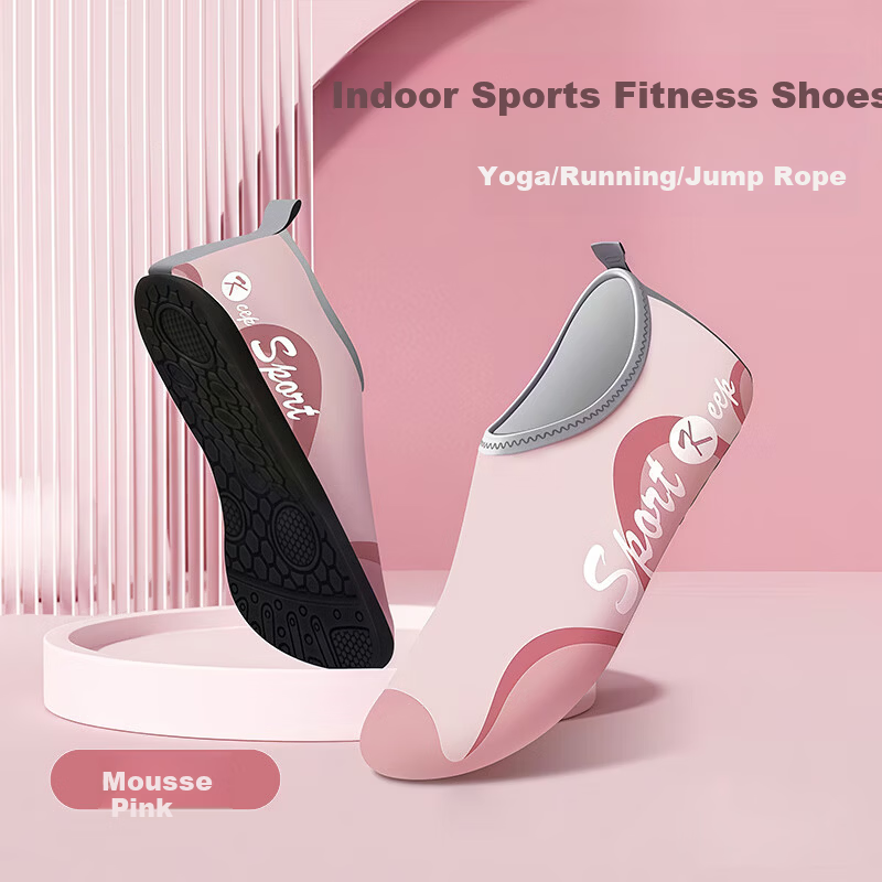 Freedom Series Women's Indoor Fitness Shoes Soft Sole Non-Slip Quiet Home Jump Rope Yoga Dance Training Sneakers