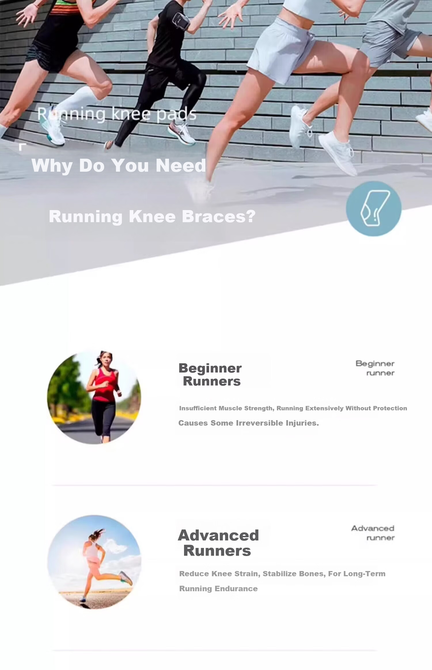 Anta Sports Knee Brace Men Running Basketball Professional Joint Sleeve Women Badminton Jump Rope Protective Gear 2