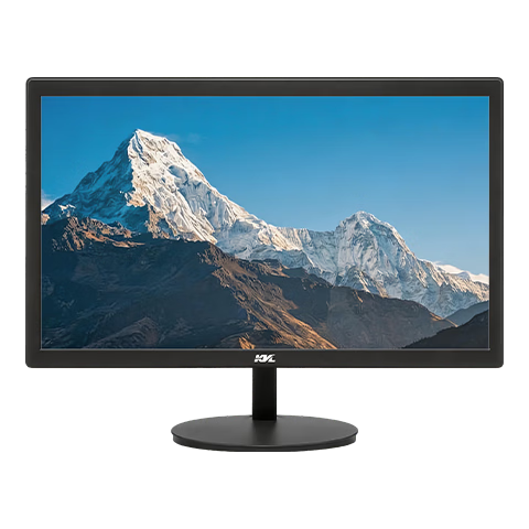 KVL 18.5 Inch Home Office Computer Monitor 75Hz HD VGA+HDMI Multi-Interface Display Wall-Mountable KV20