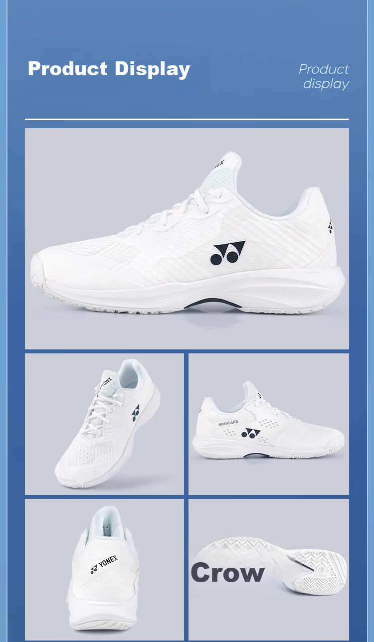 YONEX Badminton Shoes for Women, Breathable And Non-Slip, Suitable for All Court Types, SHTSCLGEX, Pearl Pink, Size 38 10