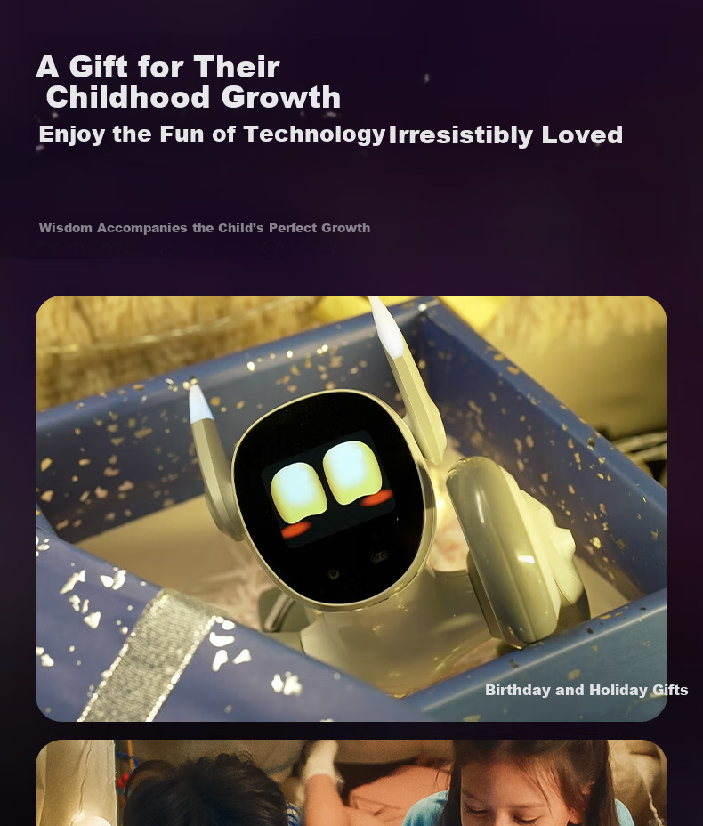 Kolibao Loona AI Smart Companion Robot for Kids Children's Day Gift Programming Learning Interactive Language Early Education Toy CES Innovation Award 2