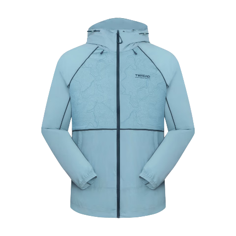 TOREAD Sun Protection Outdoor Skin Jacket UV Protection Lightweight Thin Coat Unisex Fluorite Green Charcoal XXL