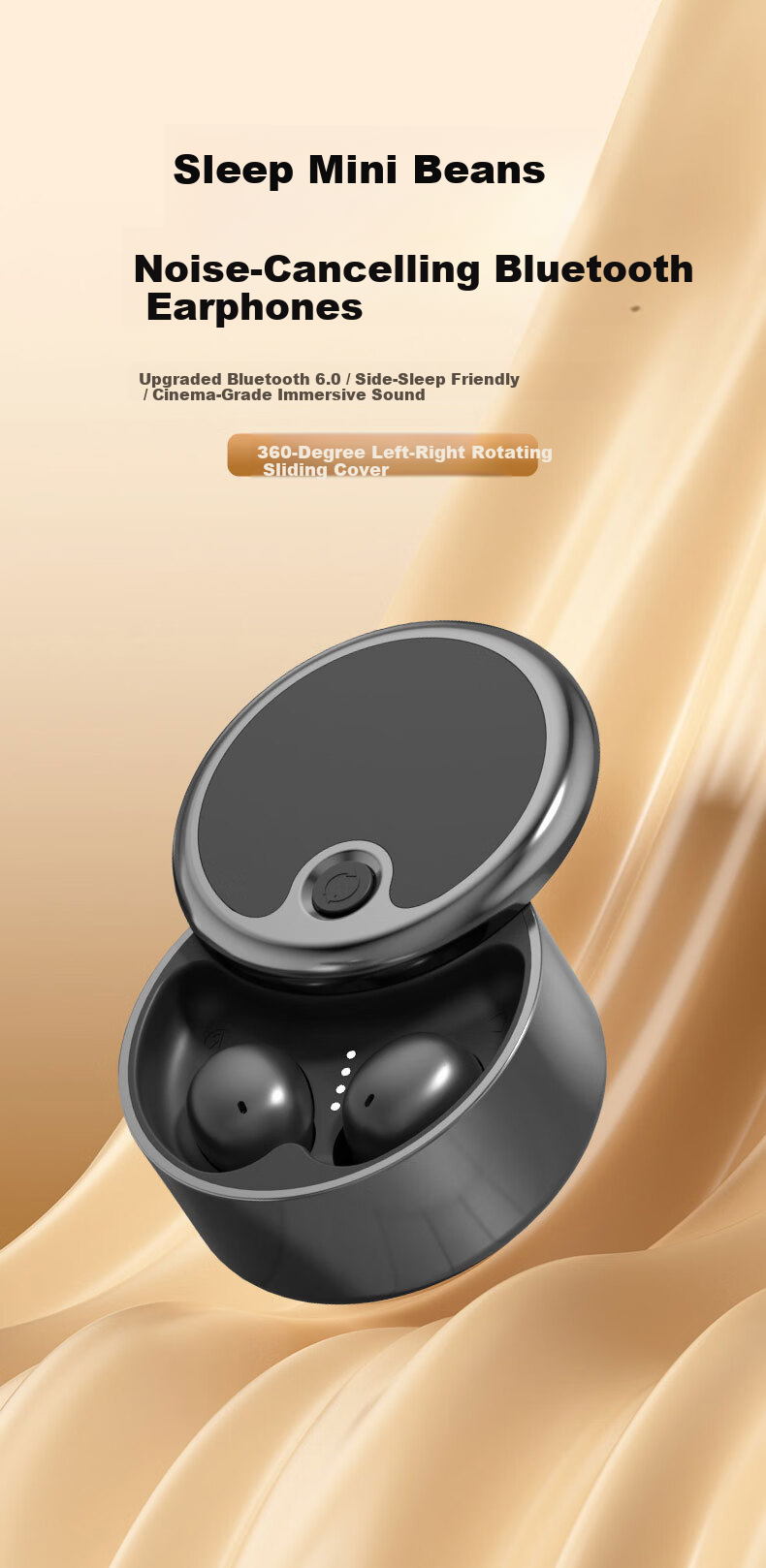 EZHK Mini Hidden Bluetooth Earbuds Invisible In-Ear Work Earphones Stealth Design Long Battery Life New Model Non-2 Agent 4