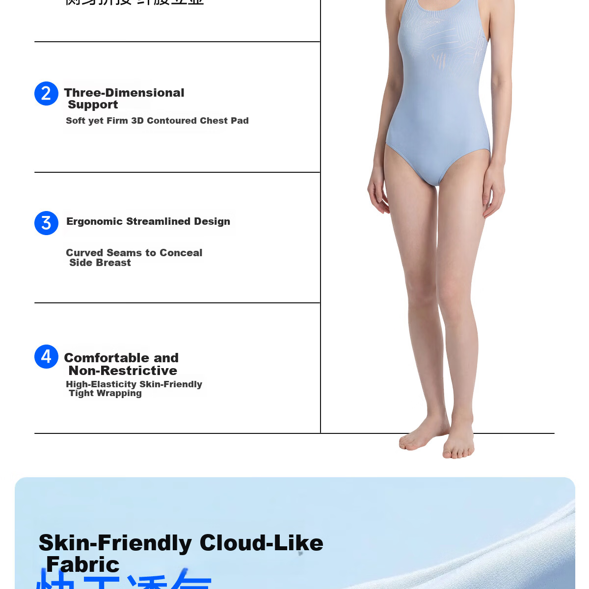 361° Women's One-Piece Triangle Swimsuit 2026 New Sports Racing Slimming Spa Swimwear 4
