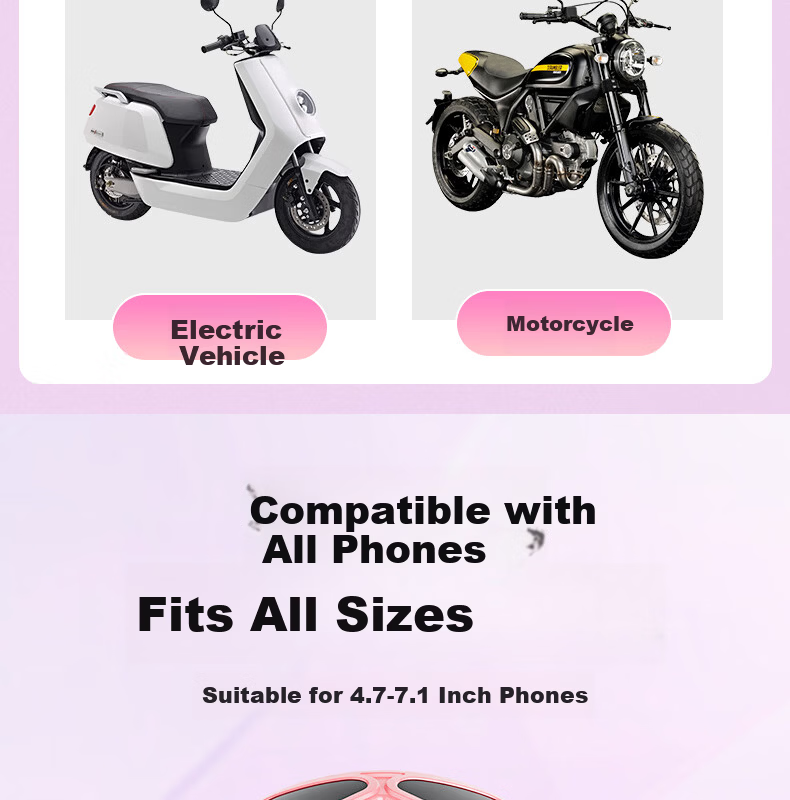 ACRUNU Bicycle Phone Holder Multifunctional Shockproof Navigation Mount for Delivery Riders, Road, Mountain, and Electric Bikes 14