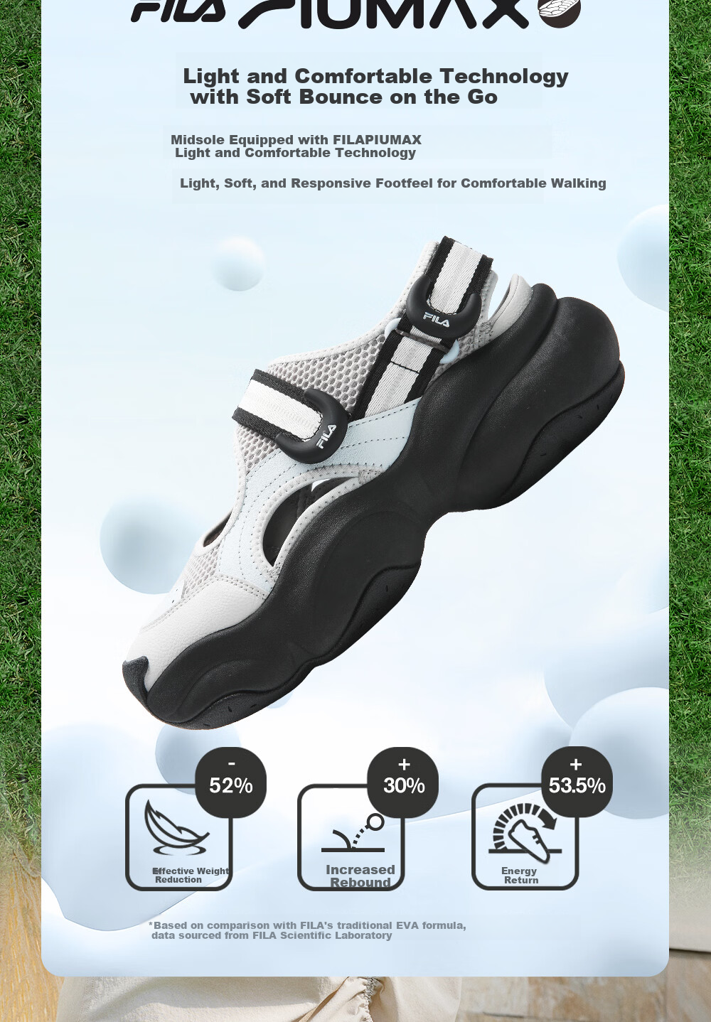 FILA Bagel Sandals Women's Sports Sandals 2026 Summer New Breathable Thick-Soled Beach Sports Shoes 6