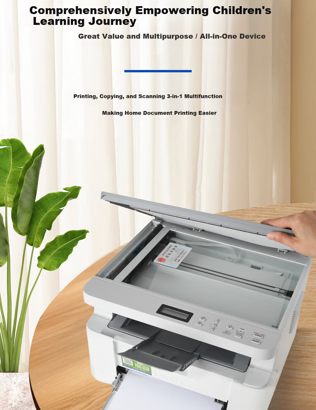 Brother DCP-7080D Monochrome Laser Multifunction Printer (Print, Copy, Scan, Automatic Duplex) 30ppm Home Use 10