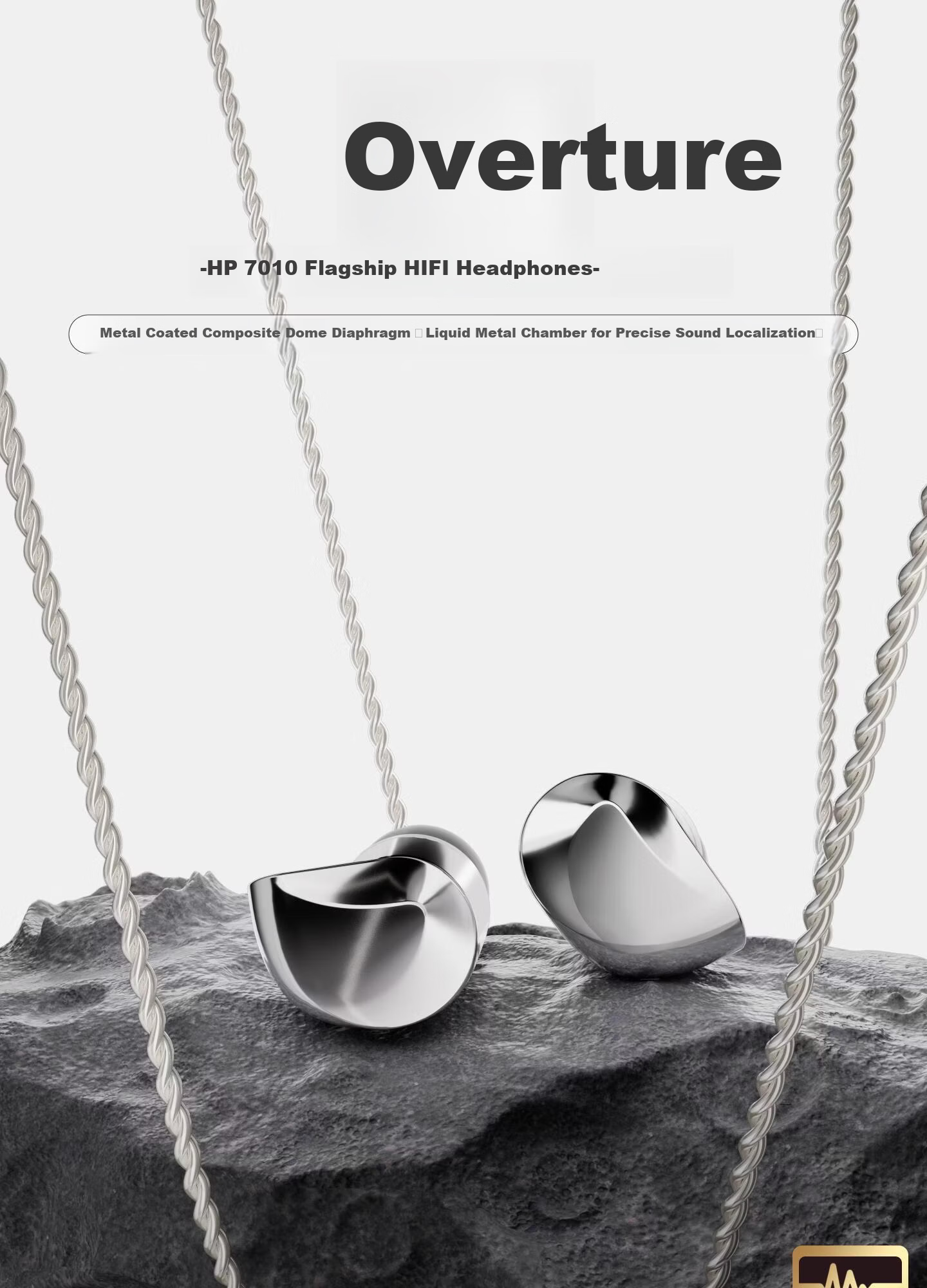 HP Prelude In-Ear HIFI Wired Music Earphones Professional Sound Positioning FPS Gaming Earbuds Detachable Cable Type-C Black 1