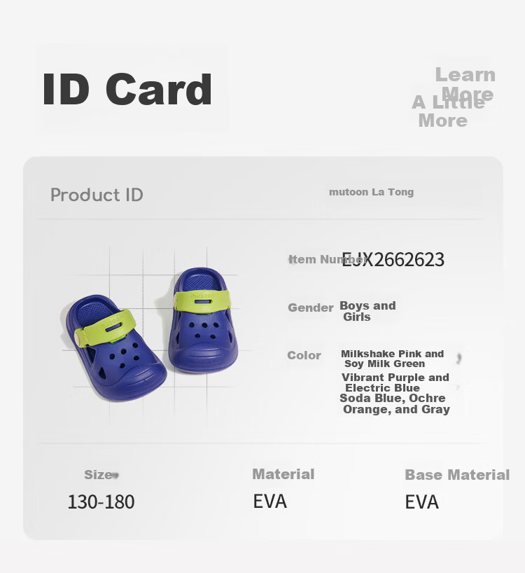 Mutong Kids Slippers Size 26 Summer Toddler Toe-Protective Clog Boys Soft Sole Outdoor Beach Shoes Girls Electric Blue 160 7