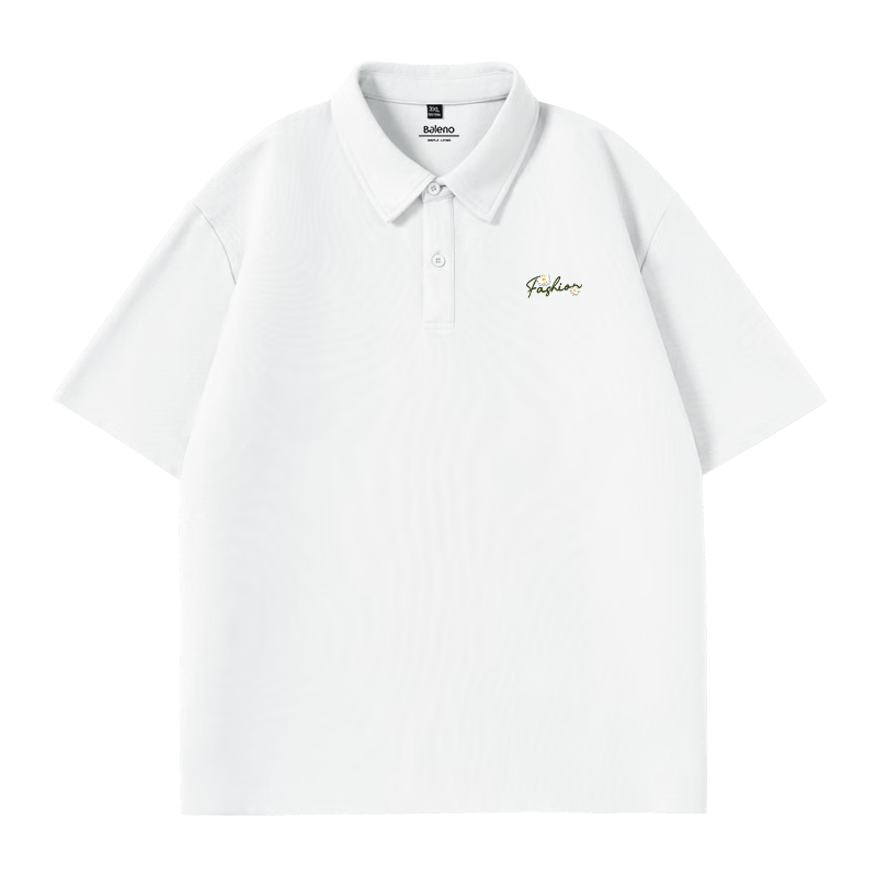 Baleno Men's Polo Shirt Summer Trendy Casual Versatile Short Sleeve T-Shirt Youth Ice Silk Breathable Loose Fit