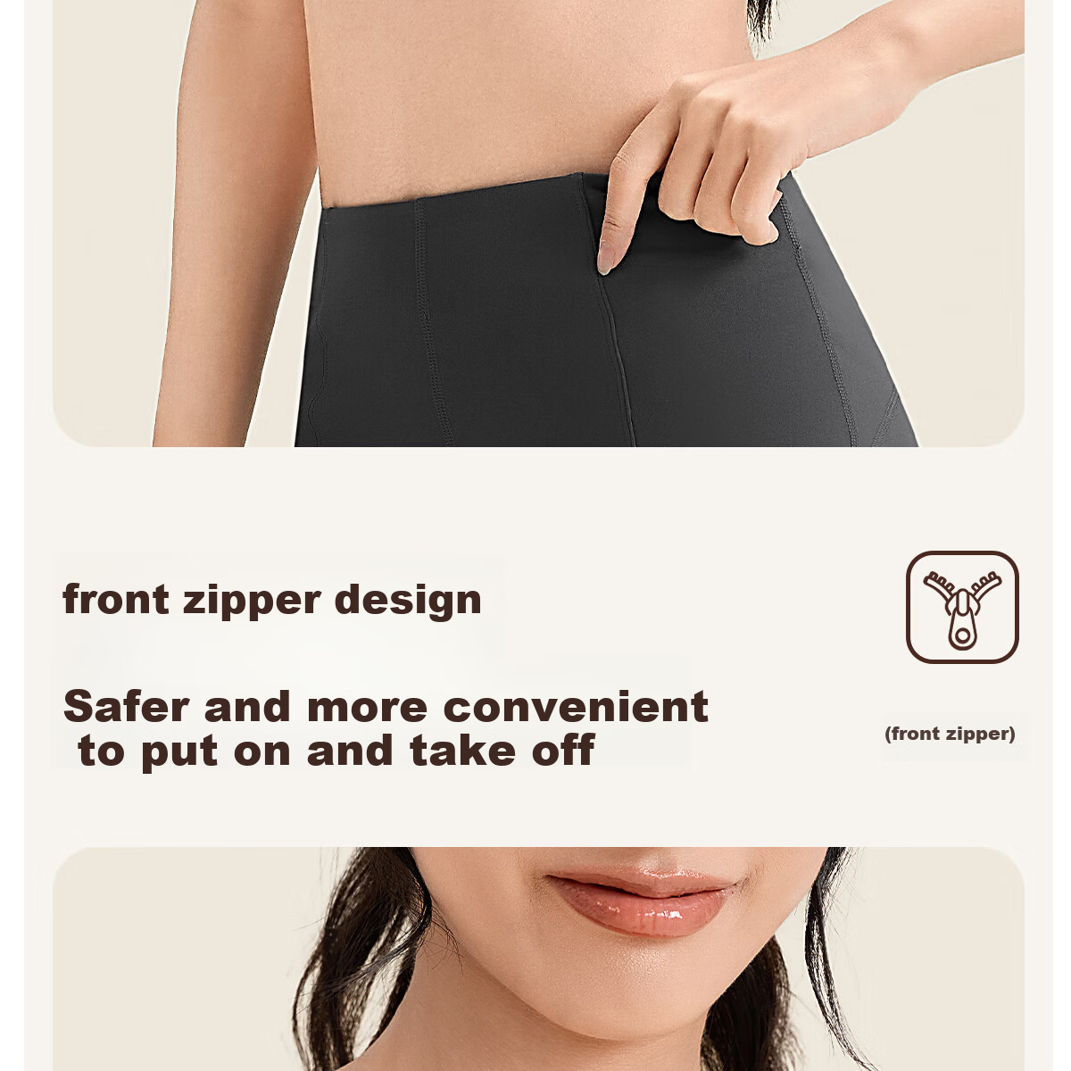361° Sports Bra Shock Absorption High-Intensity Front Zipper Plus Size Yoga Bra Fitness Anti-Sagging Yoga Tank Top 9