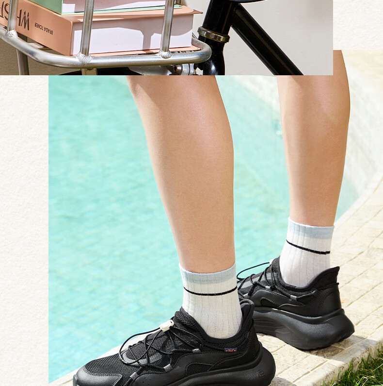 361° Men's Sports Shoes Tofu Shoes Spring Summer Breathable Thick Sole Comfortable Slip-On Casual Dad Shoes 672626704-3 19