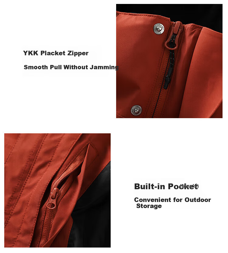 Pelliot [Zhao Lusi Same Style] Shan Ye 2.0 Three-In Men's Outdoor Windproof And Waterproof Jacket 12340106 20