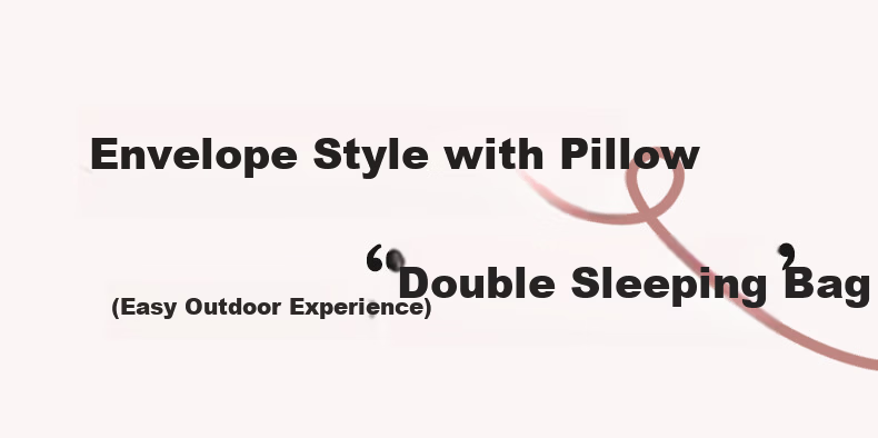 BeiJiLang Double Sleeping Bag Autumn Winter Thickened Crystal Velvet Outdoor Camping Car Nap Warm Anti-Cold Quilt 7