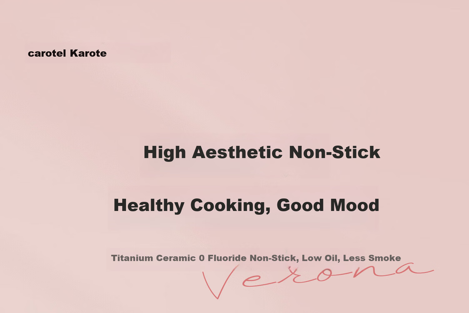 Carote Ceramic Non-Stick Frying Pan Wok 32cm, Household Induction Gas Stove Compatible, Fluorine-Free Coating 2