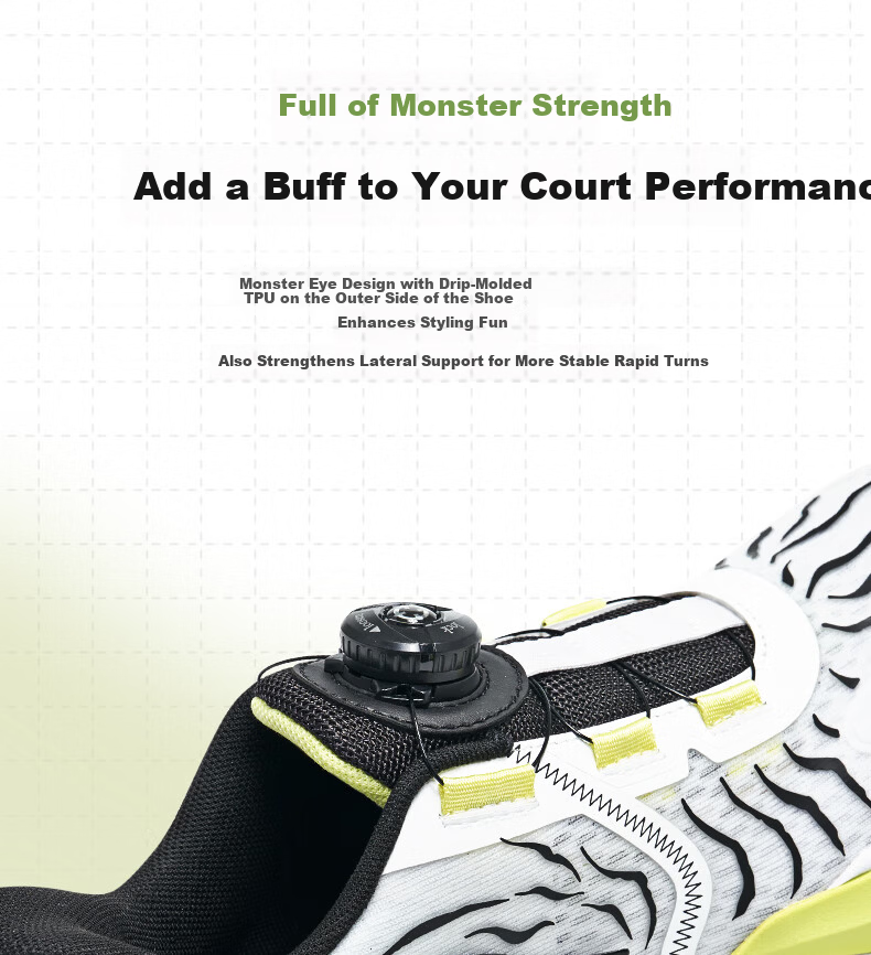 RIGORER Monster 2nd Gen Kids Basketball Shoes [NYBO Official Model] Shock Absorption and Anti-Torsion Professional Sports Sneakers 15