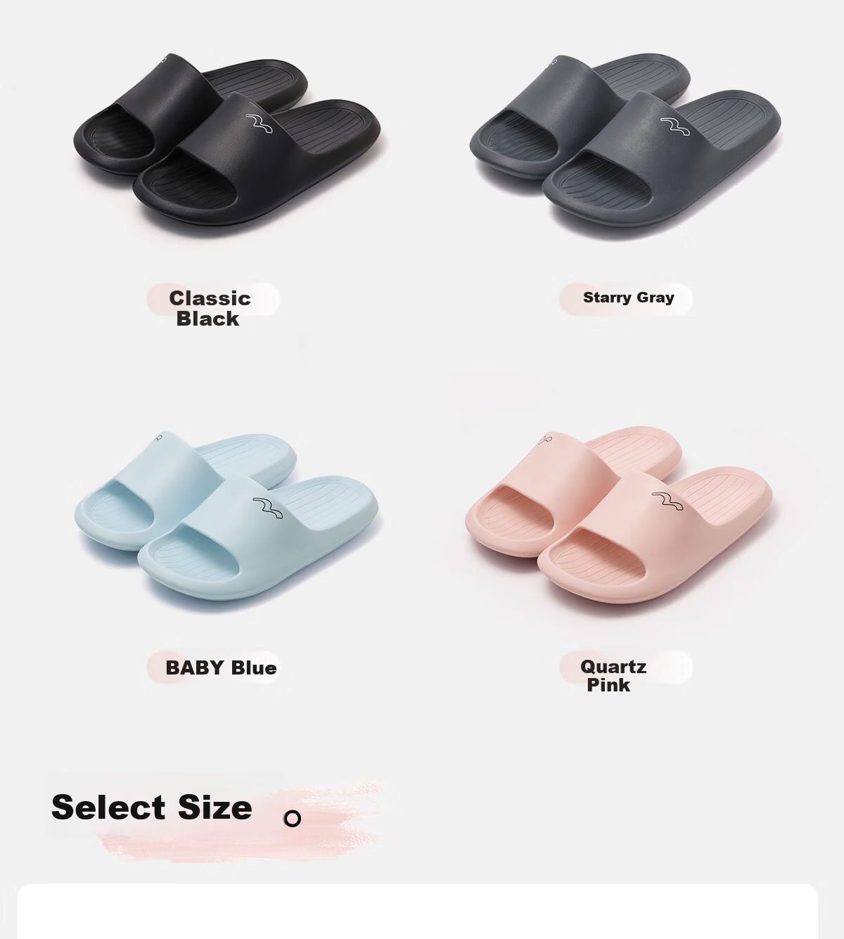 Mercury Home Textiles Banana Boat Antibacterial Bathroom Non-Slip Indoor Four-Season Couple Slippers for Men and Women 2