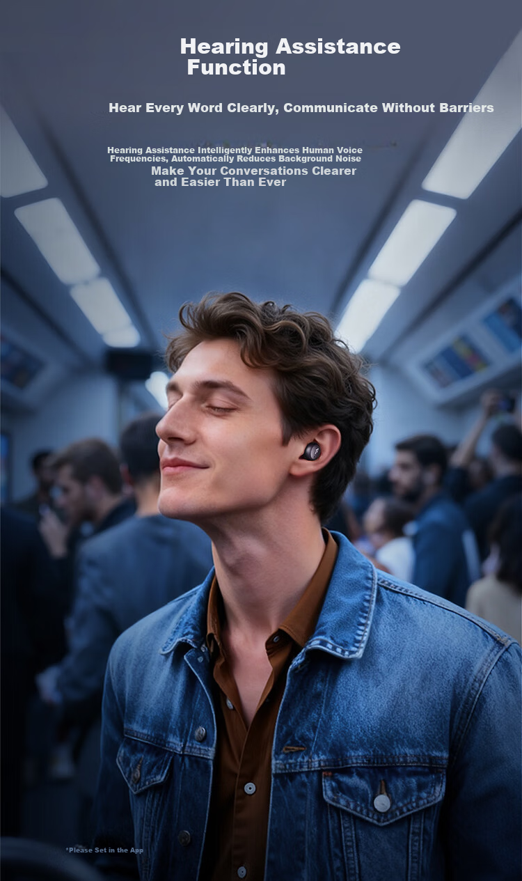 1MORE Q50 Mini Pro Bluetooth Earbuds 2026 Latest Noise Cancelling In-Ear Sleep Earphones Pain-Free Side Sleep Call Noise Reduction Long Battery Life 14