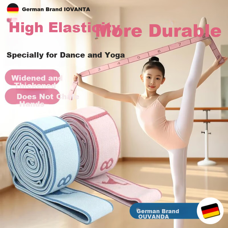 Oufanda Children's Dance Elastic Resistance Band Digital Segment Training 10-Grid Stretching Ballet Pull Rope