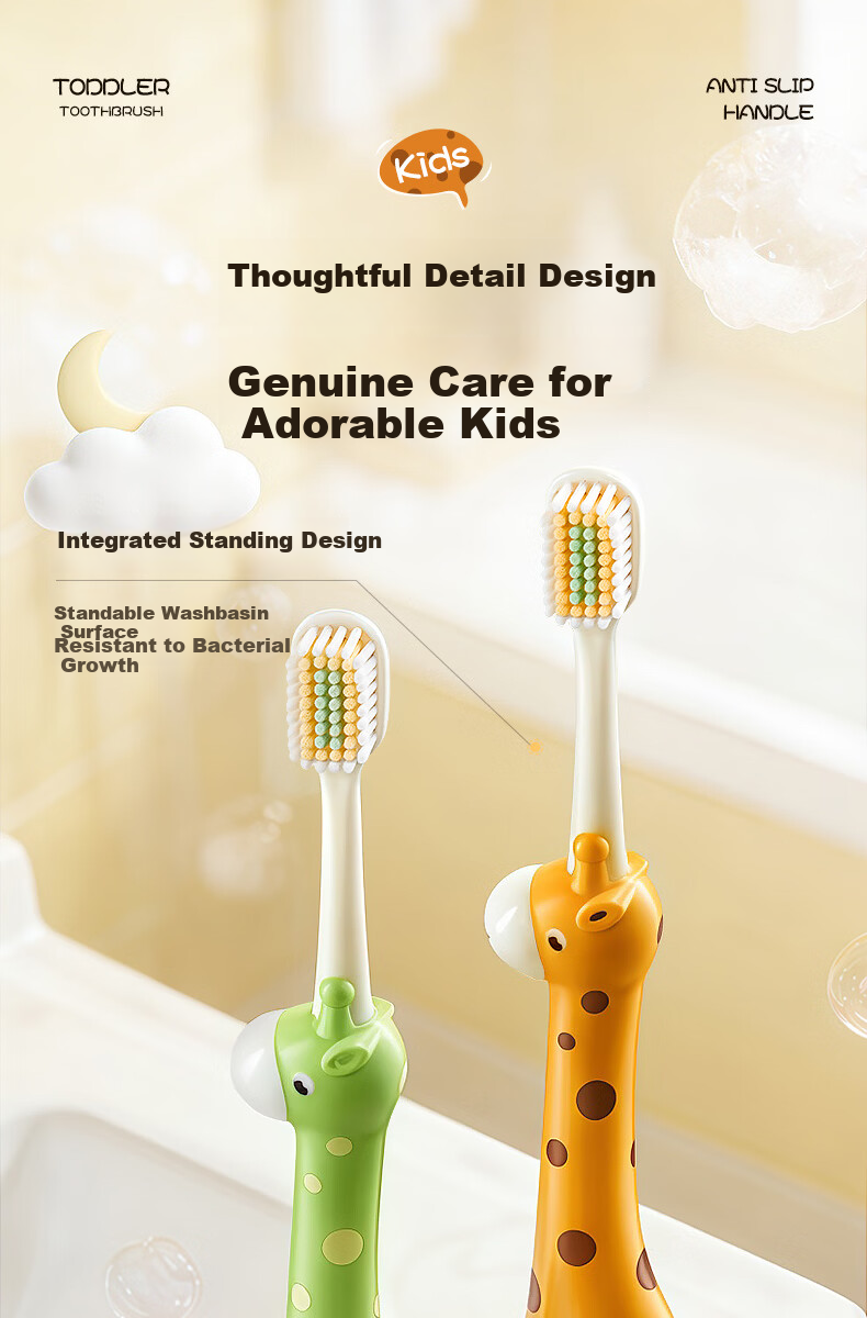 Korean Herbal Five-Grain Velvet Soft Bristle Children's Toothbrush for Ages 3-6-12, Anti-Cavity, Tooth Strengthening, Fresh Breath, Top Ten Famous Brands 13
