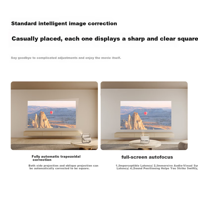 XGIMI Z6X 5th Generation [550CVIA] Home Bedroom 1080P HD True Brightness Slim Projector Smart Home Theater 2-Year Warranty