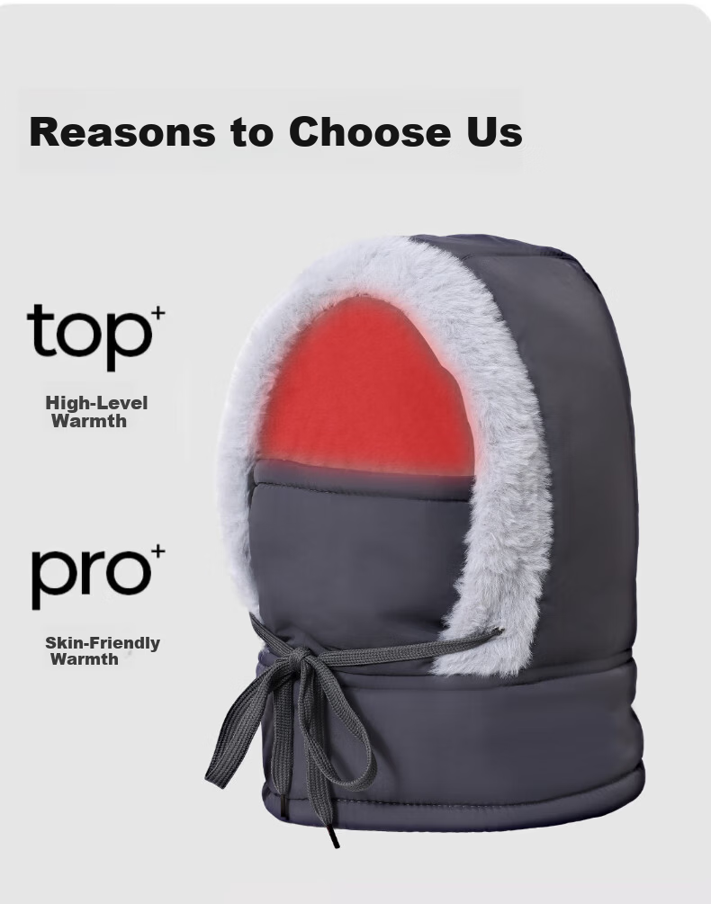 361° Cycling Face Mask Neck Warmer Fleece Hat Winter Outdoor Skiing Motorcycle Electric Bike Men 3