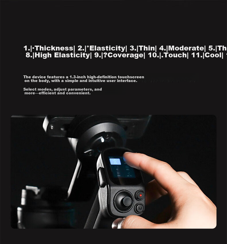 FeiyuTech Scorpion 3 Professional 3-Axis Stabilizer for Mirrorless and DSLR Cameras Live Streaming Handheld Gimbal AI Tracking Camera Stabilizer 13