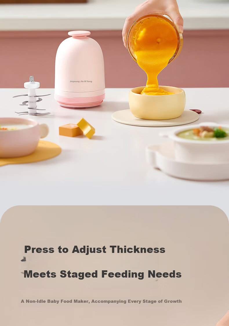Joyoung Baby Food Processor Small Multifunctional Puree Blender Baby Cooking Machine Meat Grinder 300ML High Borosilicate Glass S3-LA165 11