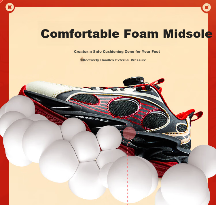 QIAODAN New Year Spring Festival Boys' Running Sports Shoes [Galaxy 2.0] Kids Shoes Black/Ivory White Size 37 7