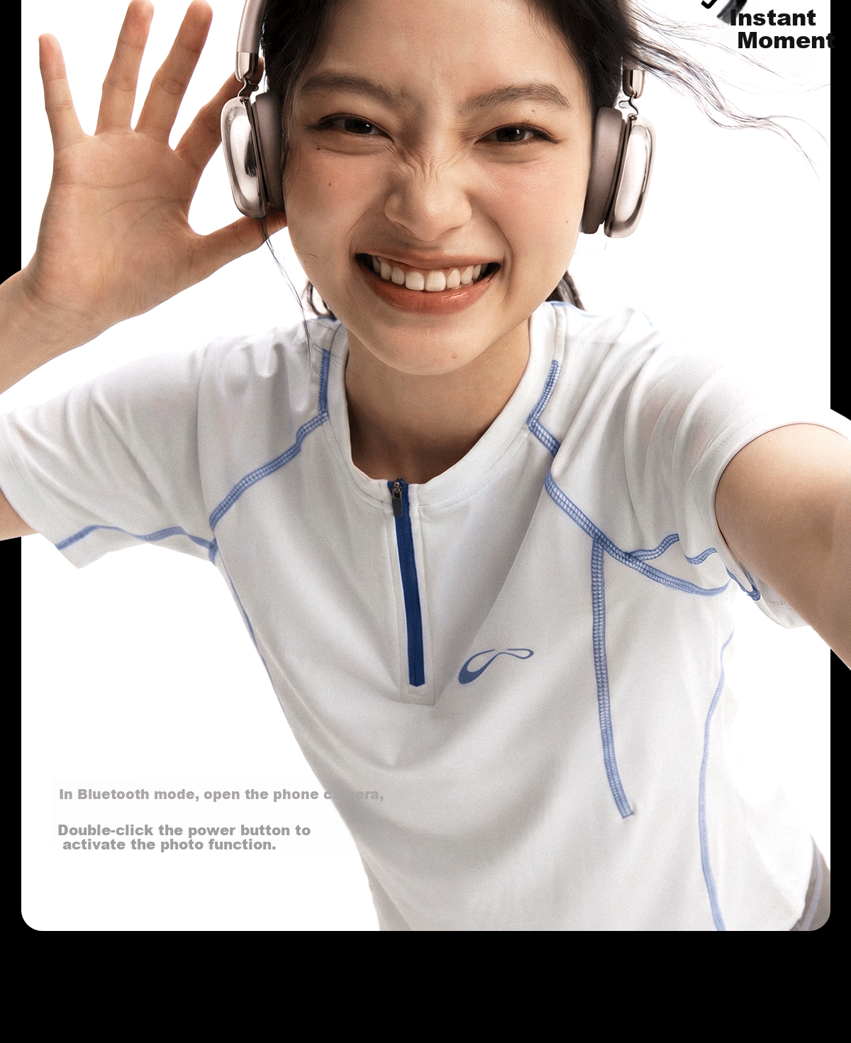 EDIFIER Auro Ace Over-Ear Bluetooth Headphones with Lyrics Display, Trendy Small Headphones, DIY Creative Support, Fashionable Stylish Design, Mother-of-Pearl Gold 6