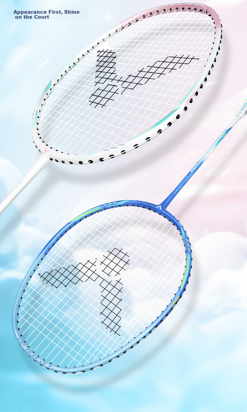 VICTOR Victory Badminton Racket Children's Beginner Entry-Level Entertainment Offensive Racket TK-RYUGA SPORT TK - [Single Racket] 6