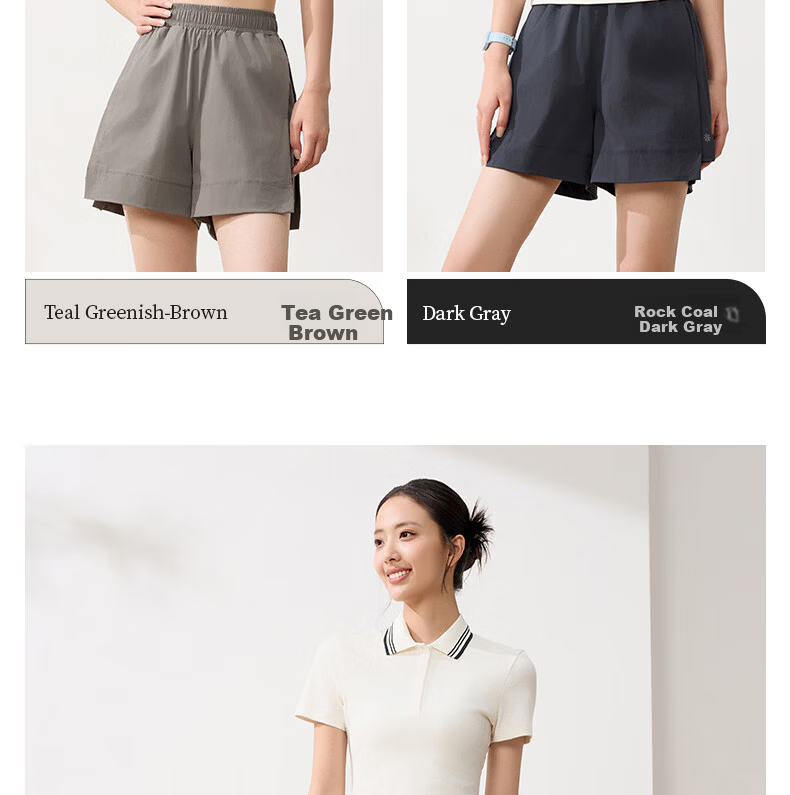 361° Women's Sports Shorts Spring Summer New Sun Protection Running Fitness Ice Cool Casual Loose Pants 662624709-1 4