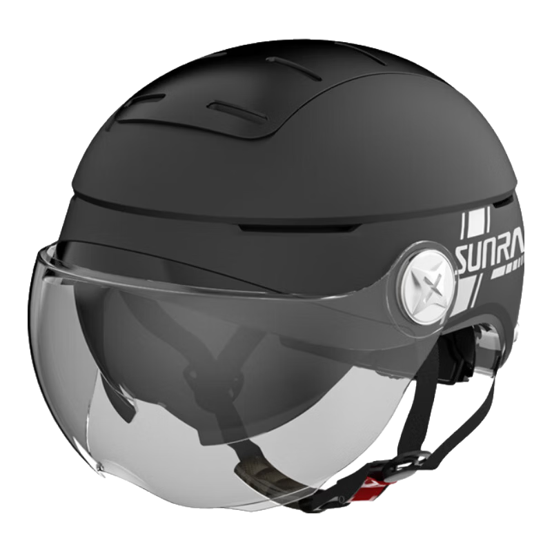 Sunra Summer Electric Scooter Helmet Sun Protection Half Helmet New National Standard Class A 3C Certified Motorcycle Electric Bike Helmet Summer Helmet