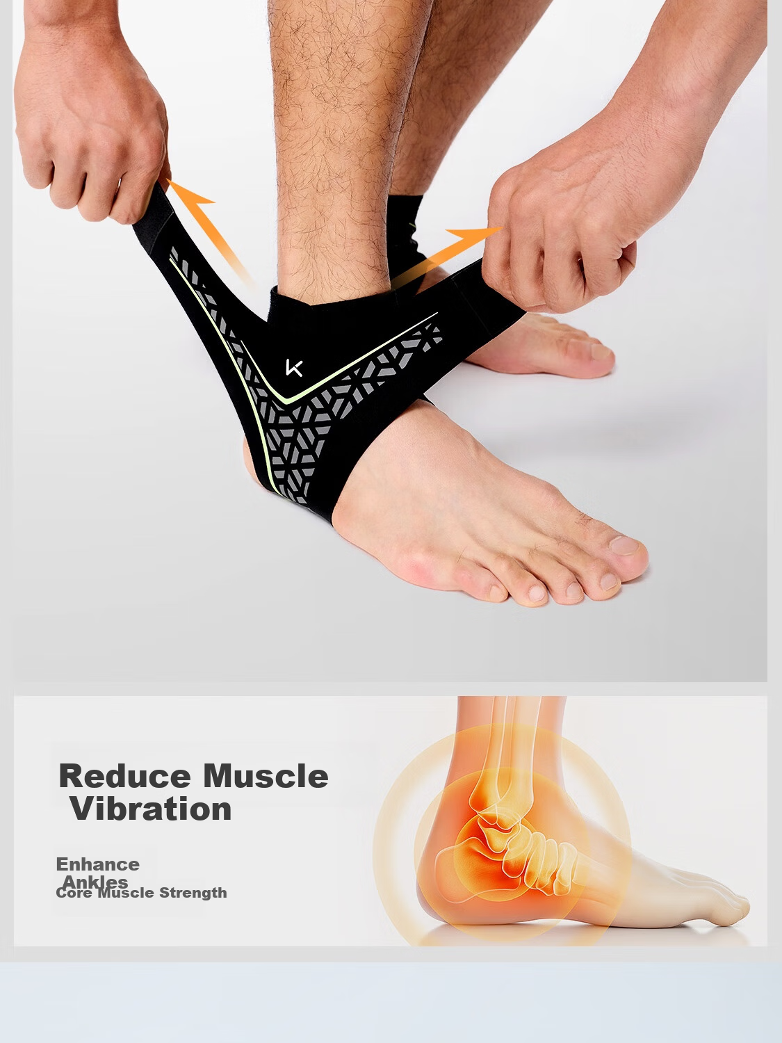 Keep Ankle Support Sleeve Lightweight Brace for Sprain Prevention and Ligament Injury Recovery Basketball Sports 9