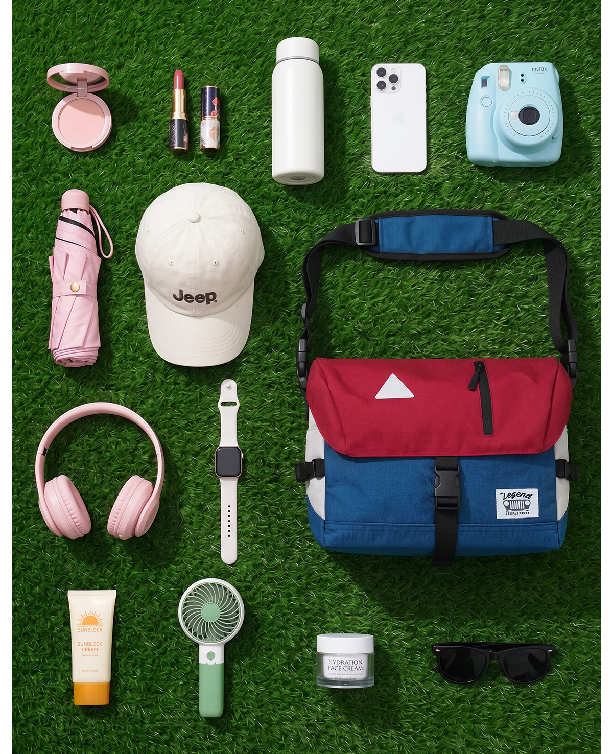 JEEP SPIRIT Outdoor Women's Shoulder Bag 2026 New Trendy Casual Men's Cycling Crossbody Bag Large Capacity Student Bag 8