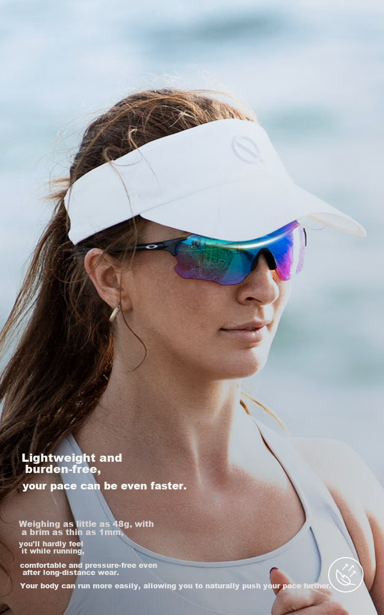 QINKUNG Running Visor Cap Black 9