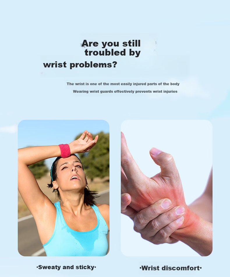 Anta Wrist Support Men Fitness Sports Sprain Tendon Wrist Sleeve Women Badminton Sweat Absorption White One Size 3