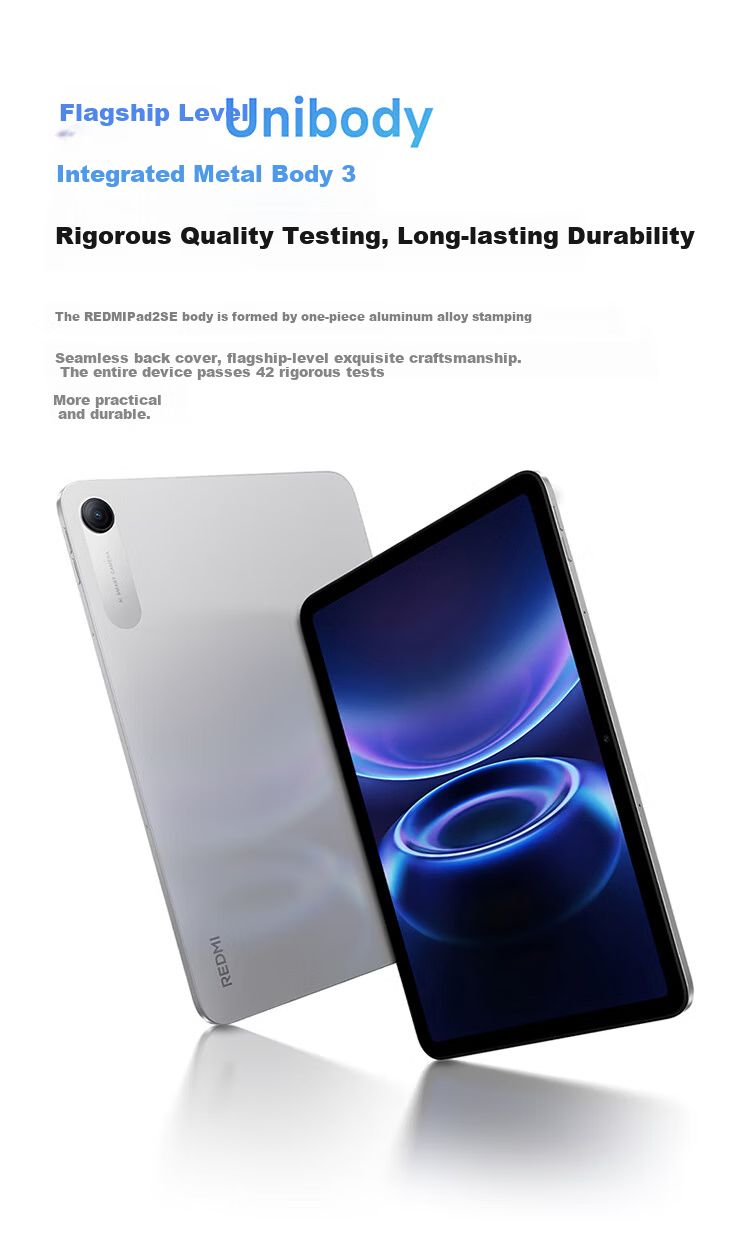 MI Redmi Pad 2 SE 9.7-inch Tablet 2K High-Resolution Screen Budget Tablet 6GB RAM 128GB Silver 7