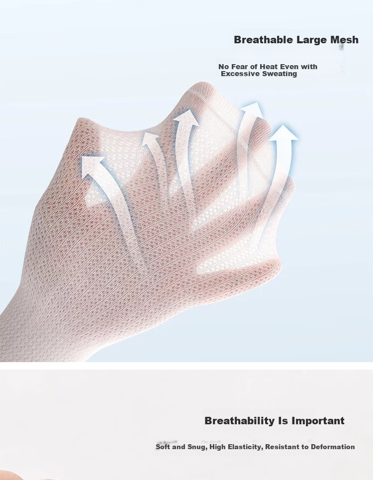 Babu Bean Kids Mesh Socks Spring Summer White Student Football Socks Breathable Mid-Calf Socks Calf Socks White 12-14cm 5