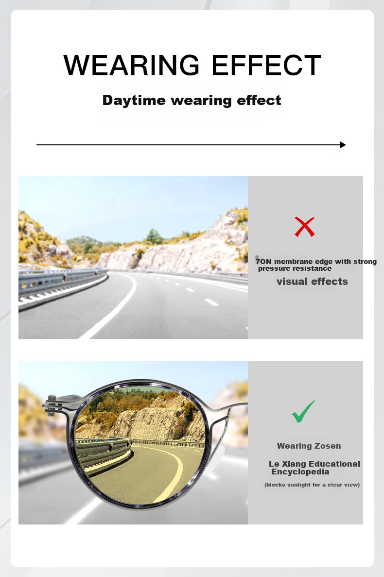 ZUOSEN Night Vision Glasses for Driving, Anti-Glare Polarized Glasses for Men, Nighttime Driving, Anti-High Beam 17