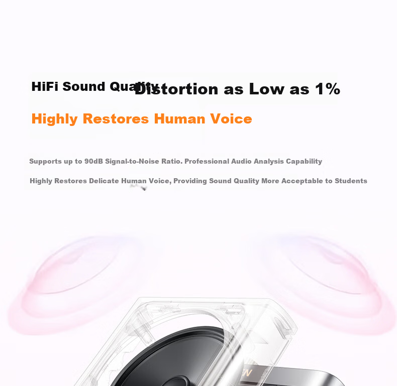 UGREEN V6 Little Bee Amplifier Teacher Wireless Headset Anti-Howling Bluetooth Speaker Portable Long Battery Life 3C Certified for Classroom Outdoor Lectures Recording 14