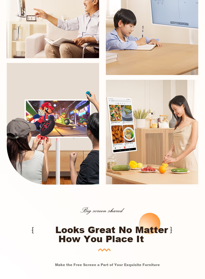 Skyworth [Gina's Choice 24-Hour Battery Life] 4K Bestie Machine 32-inch F3 Ultra Portable TV All-in-One Smart Screen Birthday Gift 8+128GB 12