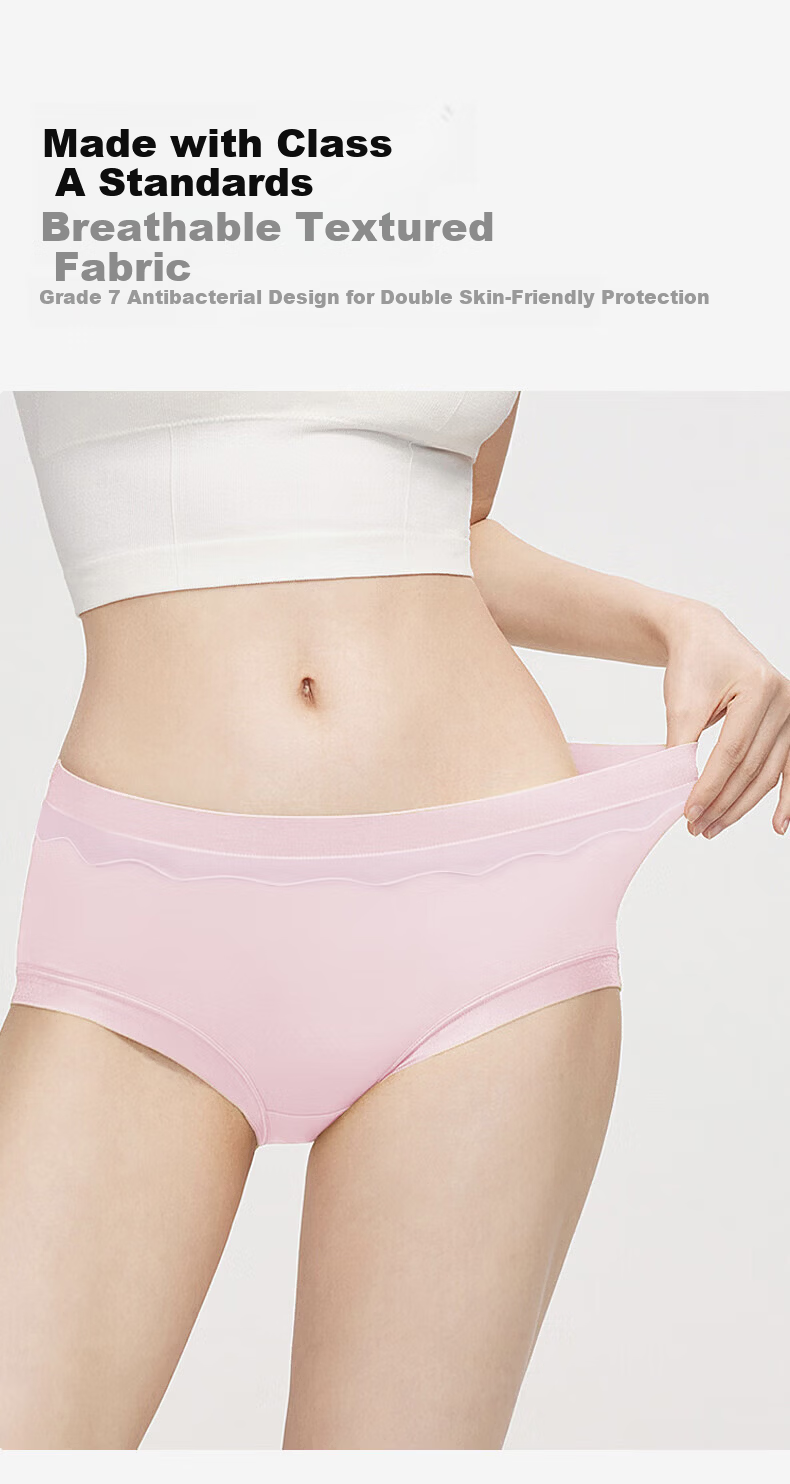 NOLANSEND Women's Disposable Underwear A-Class Cotton Sterile Maternity Postpartum Travel Wash-Free 7-Pack Size L 4