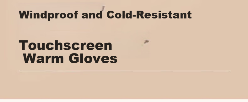 Warrior Winter Cycling Unisex Fleece Lined Warm Gloves Outdoor Windproof Cold Resistant Water-Repellent Touchscreen Driving Anti-Slip Gloves for Men 2