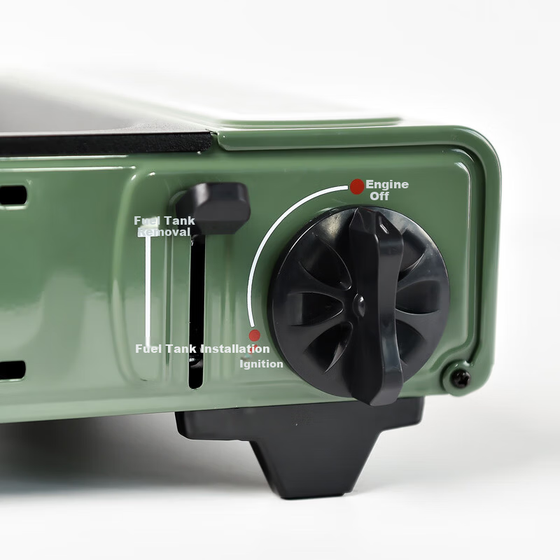 Maixian Outdoor Portable 2.2KW Cassette Stove Multi-Use High-Power Gas Cooker for BBQ and Hot Pot Set