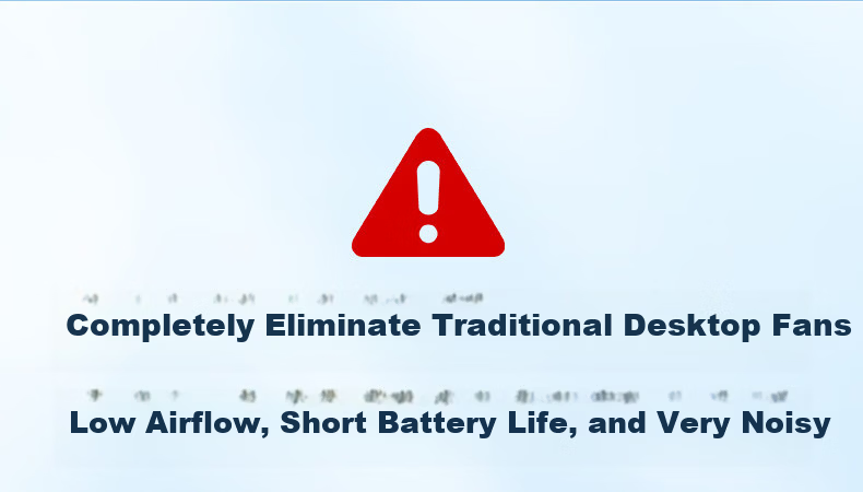 Kumeng Desktop Mini Turbo USB Air Circulation Fan for Dormitory, Student Desk, Office, and Home Use 2