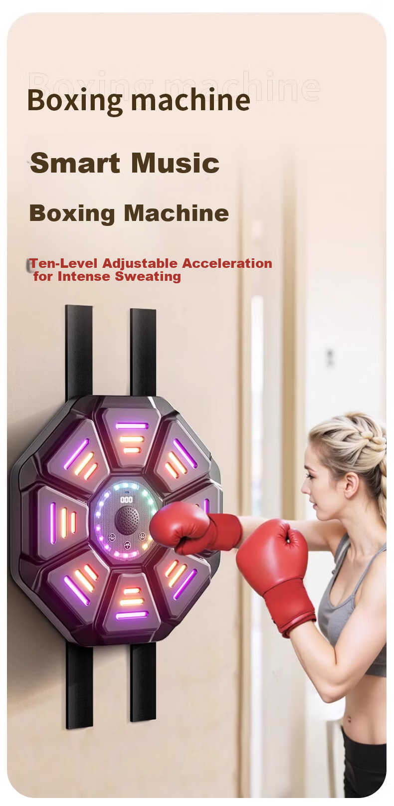 Mi Xiaoshu Smart Music Boxing Machine Wall Target Children's Educational Toy for Boys Students Ages 7-12 Boys Children's Day Birthday Gift 1