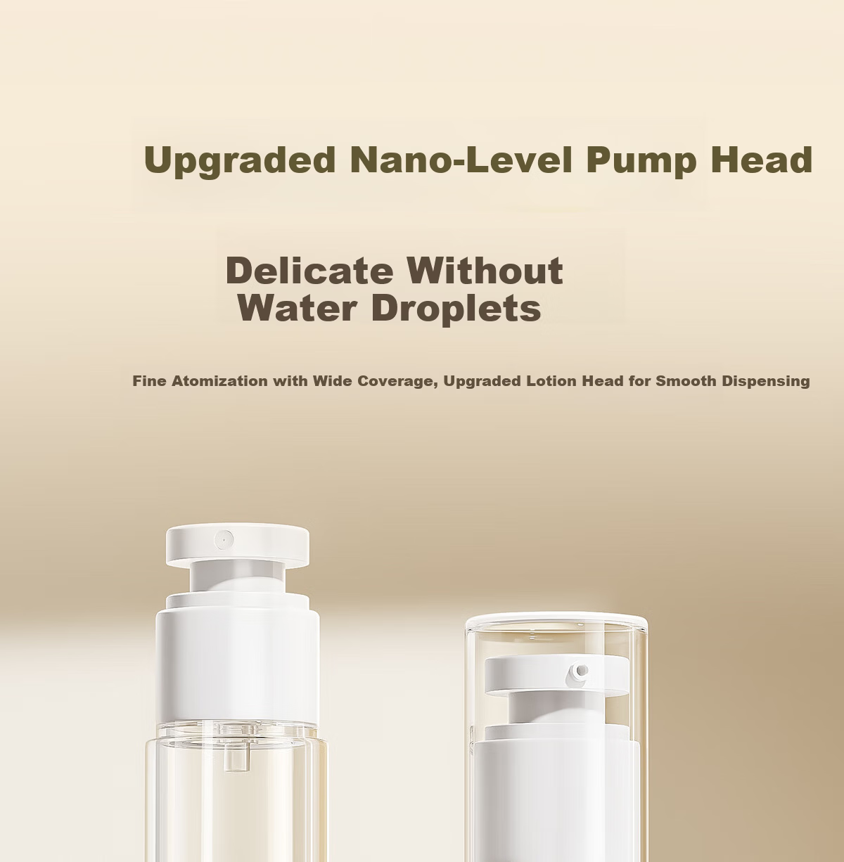 Ouyizi Vacuum Refill Bottle Set Travel Spray Makeup Shampoo Press Lotion Empty Portable 4-Piece Set 50ml 4