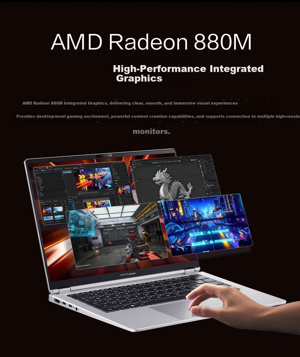 ASUS VivoBook Pro14 Ryzen Edition 2026 National Subsidy 15% AI Lightweight Laptop (Ryzen AI9 H465 32GB 1TB 2.8K High Refresh OLED) 5