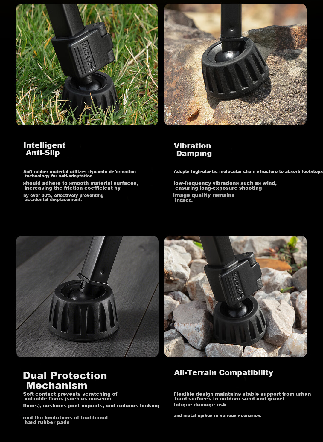YUNTENG 860 Professional Tripod with Spiked Feet, Hydraulic Head for DSLR, Mirrorless Camera, Camcorder, Smartphone, Vlog Video Shooting, Live Streaming, Outdoor Travel Photography Stand 54